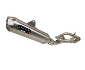 Full System Exhaust GPR Pentacross Inox Racing Satin 304 stainless steel for Gas Gas Mc F 350 2021 > 2023