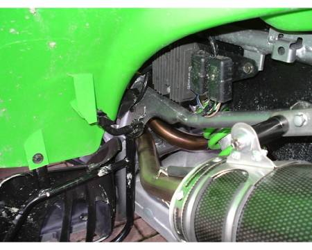 QUSP.140DE.DEATV Complete Exhaust GPR DEEPTONE ATV Approved KAWASAKI KFX 700 2004 > 2011