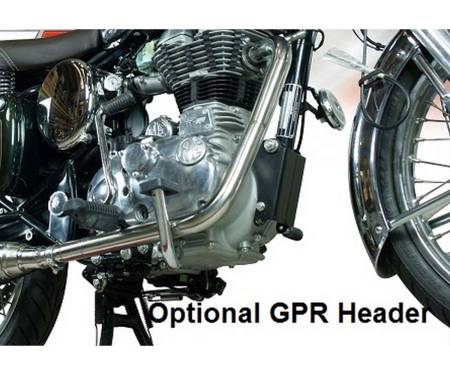 ROY.5.1.DEC Header GPR DeCat Racing Satin 304 stainless steel for Royal Enfield Himalayan 410 Diam.36mm 2017 > 2020