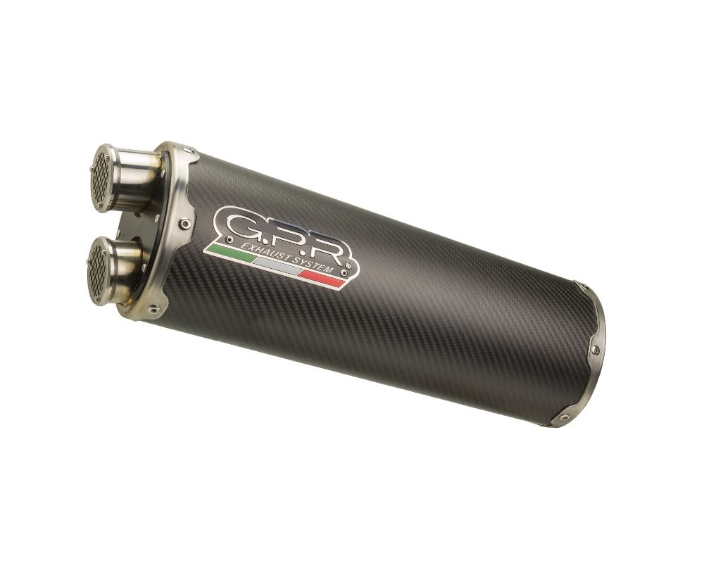 Scarico Omologato GPR Italia Trioval Per Suzuki V-Strom DL 1000 (2017-2019) – E4, In Alluminio Con DB Killer Rimovibile - 3