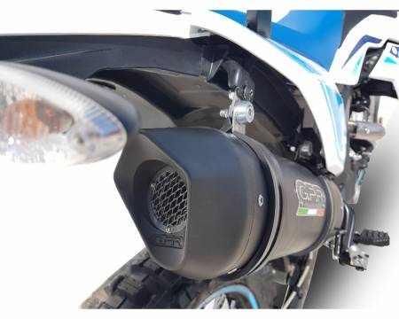 UM.2.CAT.FUNE Auspuff Schalldampfer GPR FURORE EVO4 NERO Katalysiert UM MOTORCYCLES DSR SM - EX 125 2018 > 2020