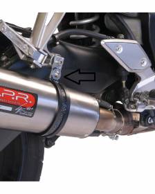 Exhaust Muffler GPR DEEPTONE INOX Approved YAMAHA FZ.1-FAZER 2006 > 2014