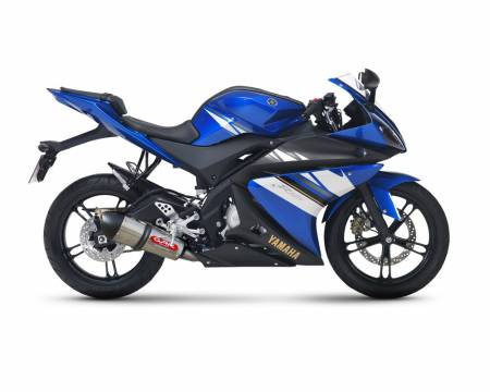 Y.132.GPAN.TO Complete Exhaust GPR GPE ANN.TITANIUM Approved YAMAHA YZF-R 125 i.e. 2008 > 2013