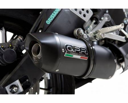 Y.169.FUNE Complete Exhaust GPR FURORE NERO Approved YAMAHA YZF-R 125 i.e. 2014 > 2016