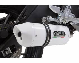Exhaust Muffler GPR ALBUS CERAMIC Approved YAMAHA MT 125 2014 > 2016