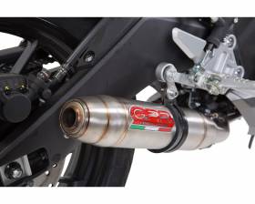 Exhaust Muffler GPR DEEPTONE INOX Approved YAMAHA MT 125 2014 > 2016