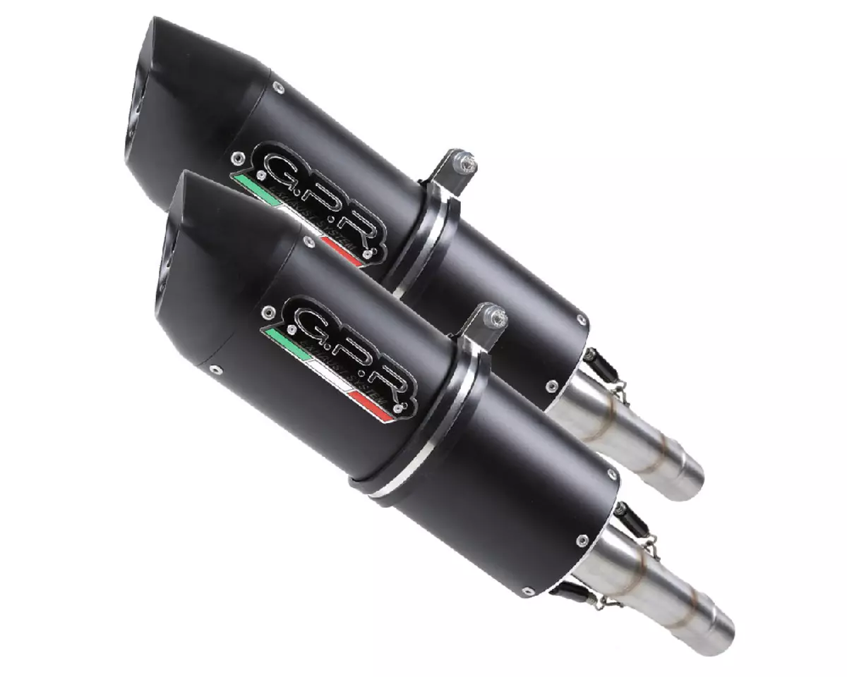 GPR Exhaust Furore Nero - Terminali Di Scarico Omologati Per KTM LC8 990 Adventure/Dakar (2006-2014)