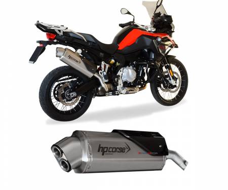 BMW4TR850S-AB Exhaust Muffler Hpcorse 4track R Stainless Steel Bmw F 850 Gs Adventure 2018 > 2022