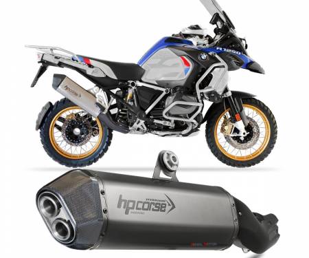BMWSPS1025S-AB Exhaust Muffler Hpcorse Sps Carbon Stainless Steel Bmw R 1250 Gs 2019 > 2023