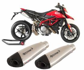 Pot D'echappement Silencieux Hpcorse Evoxtreme High 310mm Titanium Ducati Hypermotard 950 2019 > 2024