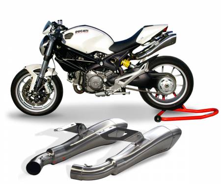 XDUHY40P05S-AB Pots D'echappement Silencieuxs Hpcorse Hydroform Corsa Acier Ducati Monster 696 2008 > 2014