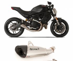 Terminale Scarico Hpcorse Evoxtreme 260mm Titanio Ducati Monster 797 2017 > 2018