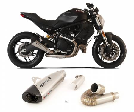 XDUEVO26M797T-AC Pot D'echappement Silencieux Hpcorse Evoxtreme 260mm Titanium Ducati Monster 797 2017 > 2018