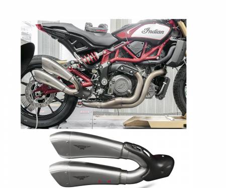 INDFTR1201-AA Exhausts Mufflers Hpcorse Hydroform Short Stainless Steel Indian Ftr 1200 S 2019 > 2020