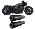 Exhausts Mufflers Hpcorse V2 Steel Black Indian Scout Bobber 2015 > 2021