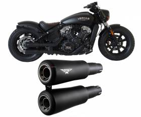Exhausts Mufflers Hpcorse V2 Steel Black Indian Scout Sixty 2015 > 2021