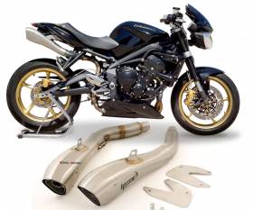 Exhausts Mufflers Hpcorse Hydroform Stainless Steel Triumph Street Triple 2007 > 2012