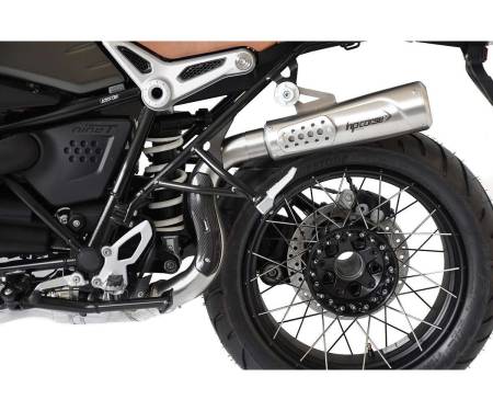 BMWNTHYRS05HS-A11 Exhaust Muffler High Position Hp Corse Hydroform RS 300 Satin Link Pipe 1-1 for BMW R Nine T 2021 > 2023