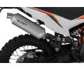 Terminale di Scarico Hp Corse SP-1 short titanium per KTM 890 ADVENTURE 2021 > 2024