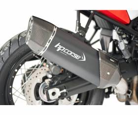 Tubos De Escape HpCorse SP-3 Carbon 350 Black para Suzuki V-Strom 1050 2020 > 2024