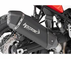 Tubos De Escape HpCorse SPS Carbon 350 Black para Suzuki V-Strom 1050 2020 > 2024