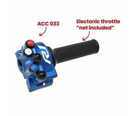 Throttle Control With Integrated Switch Panel JetPrime Blue For Yamaha YZF-R1 2020 > 2022