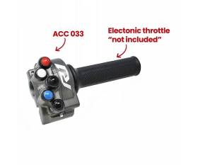 Throttle Control With Integrated Switch Panel JetPrime Titanium For Yamaha YZF-R1 2020 > 2022