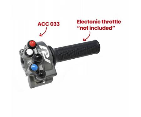 JP ACC 033 T Throttle Control With Integrated Switch Panel JetPrime Titanium For Yamaha YZF-R1 2020 > 2022