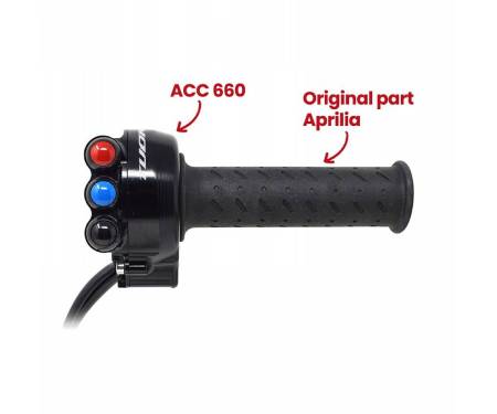 JP ACC 660 TV Throttle Control With Integrated Switch Panel JetPrime For Aprilia TUONO V4 / RR/RF/FACTORY 1100 2021 > 2023