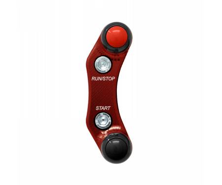 JP PLD 007 R Right Switch Panel JetPrime Red For Ducati SUPERBIKE 1198 R 2010