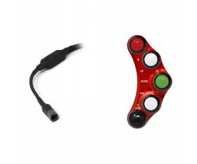 Left Racing Switch Panel JetPrime Red For Ducati STREETFIGHTER V4 1100 2020 > 2021