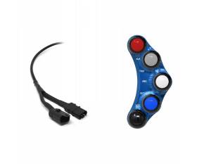 Left Racing Switch Panel JetPrime Blue For BMW S 1000 RR 2009 > 2011