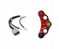 Street Left Switch Panel JetPrime Red For MV Agusta F4 - F4R - F4RR (1000 Cc) 2013 > 2015