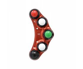 Street Left Switch Panel JetPrime Red For BMW S 1000 R 2013 > 2020