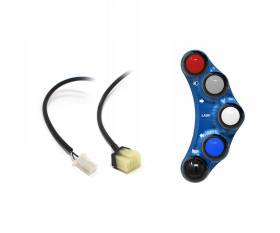 Street Left Switch Panel JetPrime Blue For Yamaha YZF-R3 A 2015 > 2018