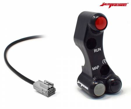 JP PLDRB 660 Interruptor de manillar derecho Racing para Aprilia RS 660 2021 > 2024 (Cilindro maestro Brembo racing)