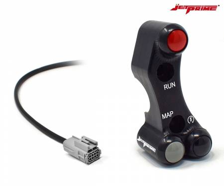 JP PLDR 660 Racing right handlebar switch for Aprilia RS 660 2021 > 2024 (Standard master cylinder)