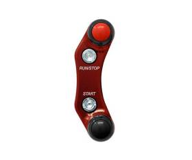 Red Right handlebar switch for Aprilia TUONO V4 / RF / RR 2017 > 2020 (Standard master cylinder)