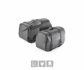 Pair of KAPPA KMLW01 side bags for CUSTOM LEATHER motorcycles
