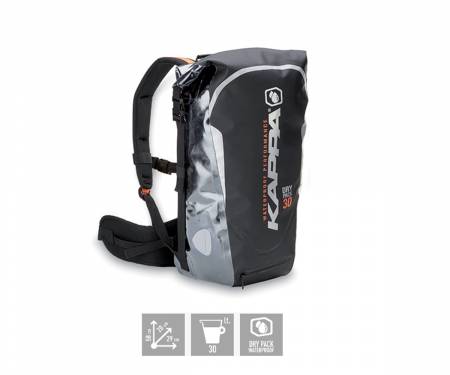 Waterproof backpack soft bag KAPPA WA402S for motorcycles