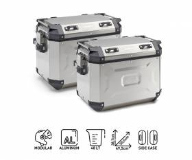 Pair Side Cases Alum48 KAPPA KFR48APACK2 Suitcase holder DUCATI Multis Enduro 1260 2019 > 2021