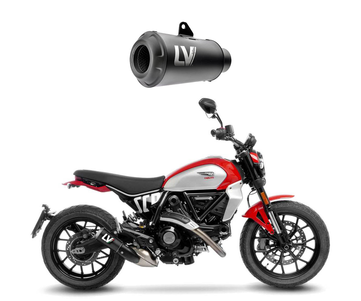 ducati scrambler マフラー LeoVince バッフル付き Webike | LeoVince