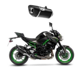 Terminale di Scarico Leovince LV-14 R BLACK EDITION  per Kawasaki  Z 900 2020 > 2024
