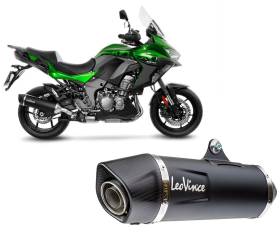 Exhaust Muffler Leovince LV One Evo Black Kawasaki Versys 1000 2019 > 2024
