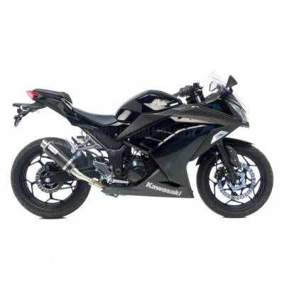 Kawasaki Ninja 250 R 2013 > 2016 Leovince Auspuff Endschalldampfer Gp Corsa Carbon 3293