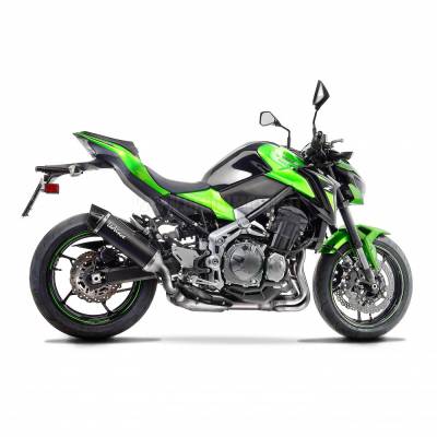 Kawasaki Z 900 2017 > 2019 Leovince Tubo De Escape Silenciador Negro Acero Inoxidable 14039