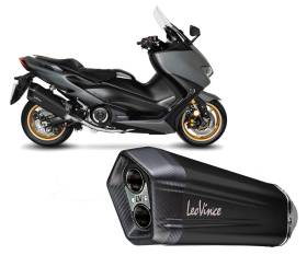 Full System Exhaust Leovince homologated LV-12 BLACK stainless steel YAMAHA T-MAX 560 / TECH MAX 2020 > 2023.