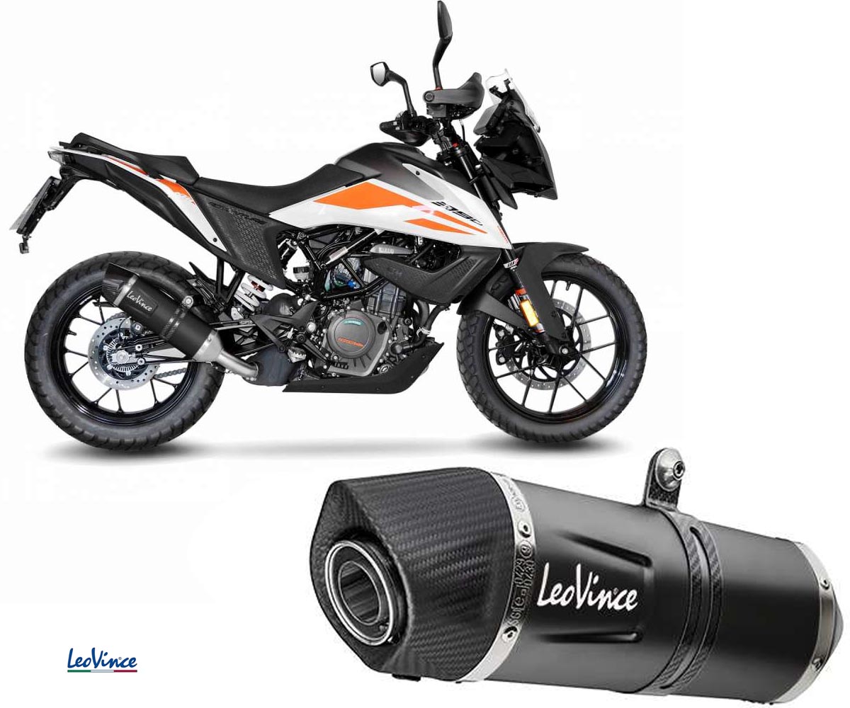 Exhausts Leovince Homologated Stainless Steel Lv One Evo Black KTM