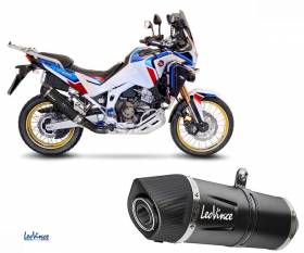Exhausts Leovince homologated stainless steel LV ONE EVO BLACK HONDA CRF 1100 L AFRICA TWIN/ADV SPORT/DCT 2020 > 2023