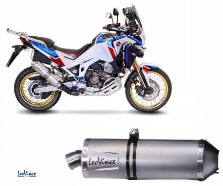 14355E Exhausts Leovince homologated stainless steel LV ONE EVO HONDA CRF 1100 L AFRICA TWIN/ADVENTURE SPORT/DCT 2020 > 2023